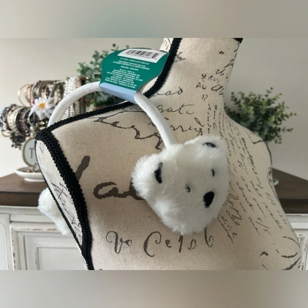 🖤 GREAT GIFT! ADORABLE fluffy children’s earmuffs - BRAND NEW